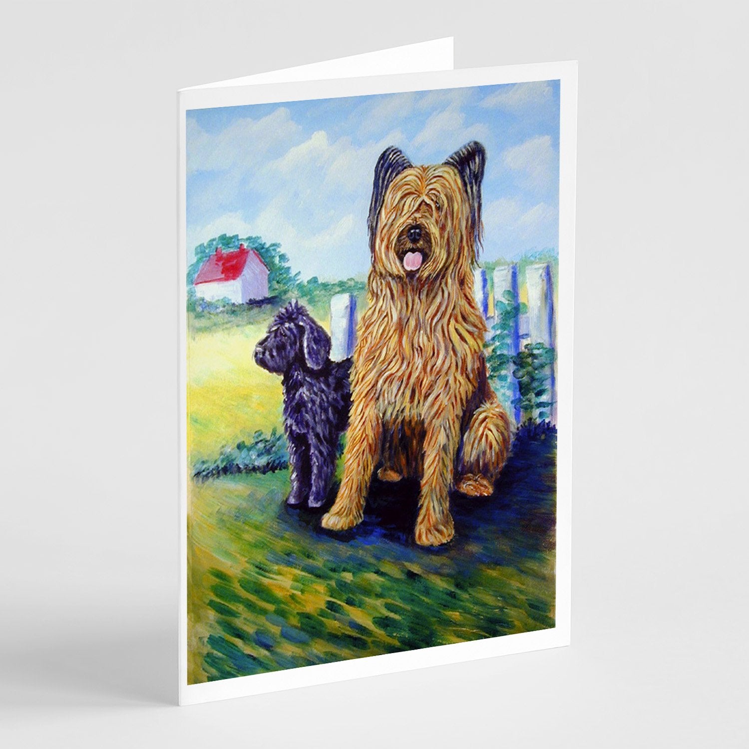 Buy this Briard  Greeting Cards and Envelopes Pack of 8