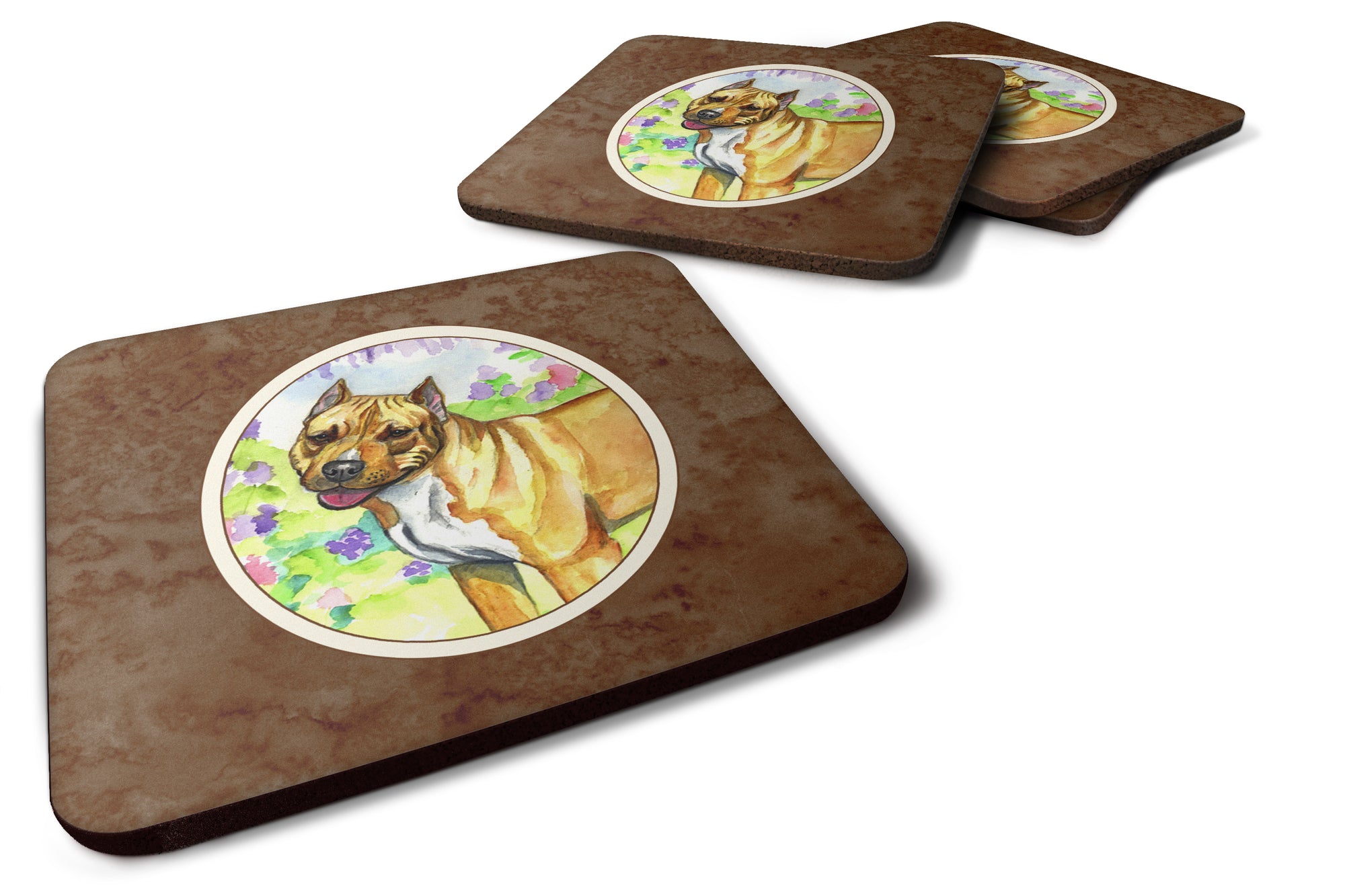 Pit Bull Foam Coaster Set of 4 7093FC - the-store.com