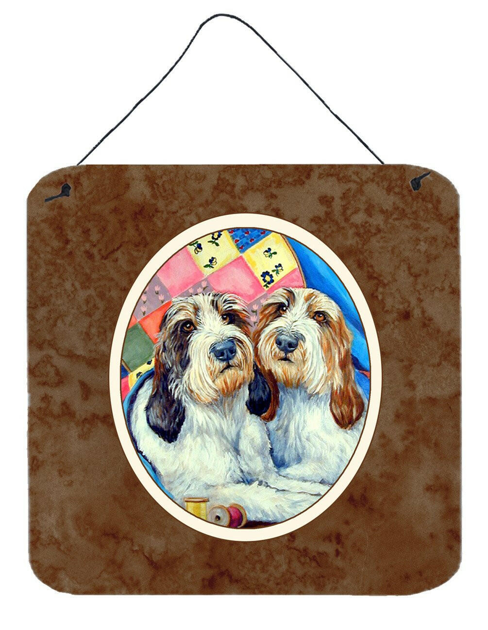 Petit Basset Griffon Vendeen Wall or Door Hanging Prints 7095DS66 by Caroline's Treasures