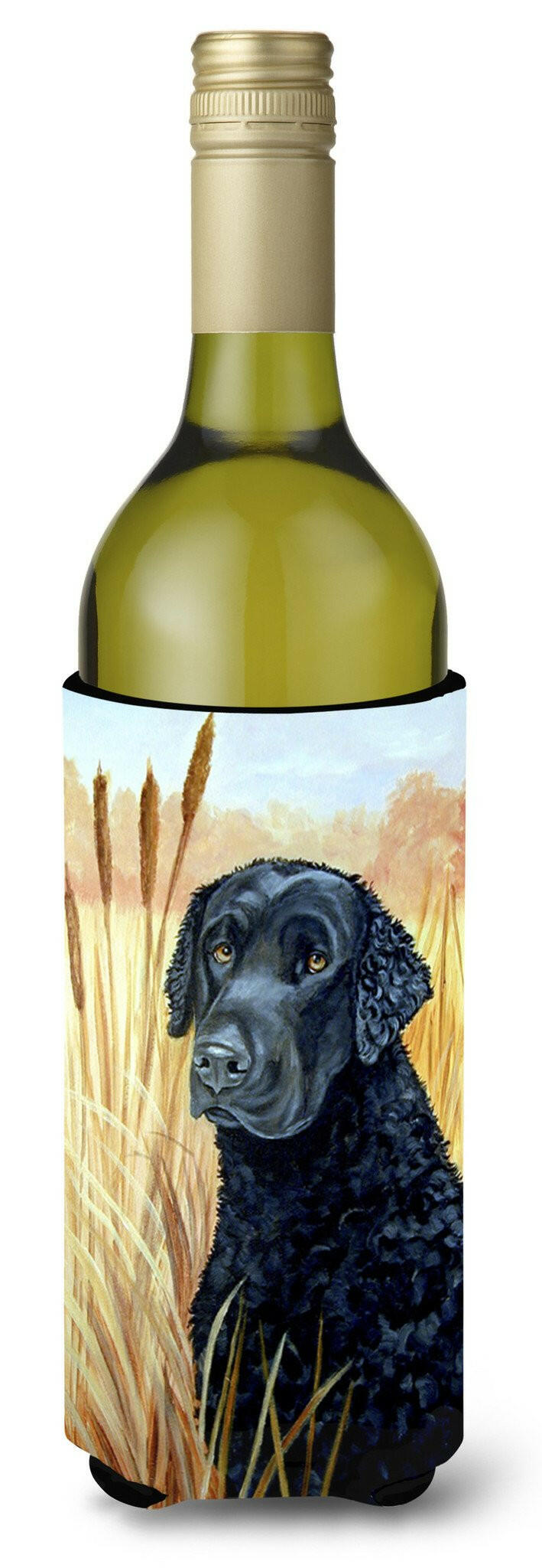 Curly Coated Retriever Wine Bottle Beverage Insulator Beverage Insulator Hugger by Caroline&#39;s Treasures