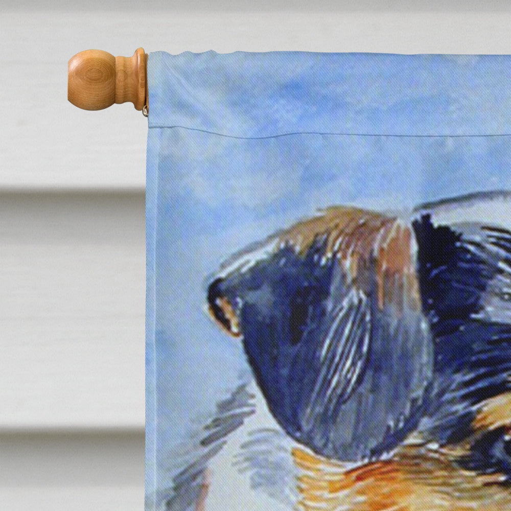 Jack Russell Terrier Flag Canvas House Size  the-store.com.