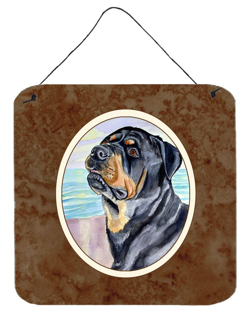 Rottweiler Wall or Door Hanging Prints 7107DS66 by Caroline's Treasures