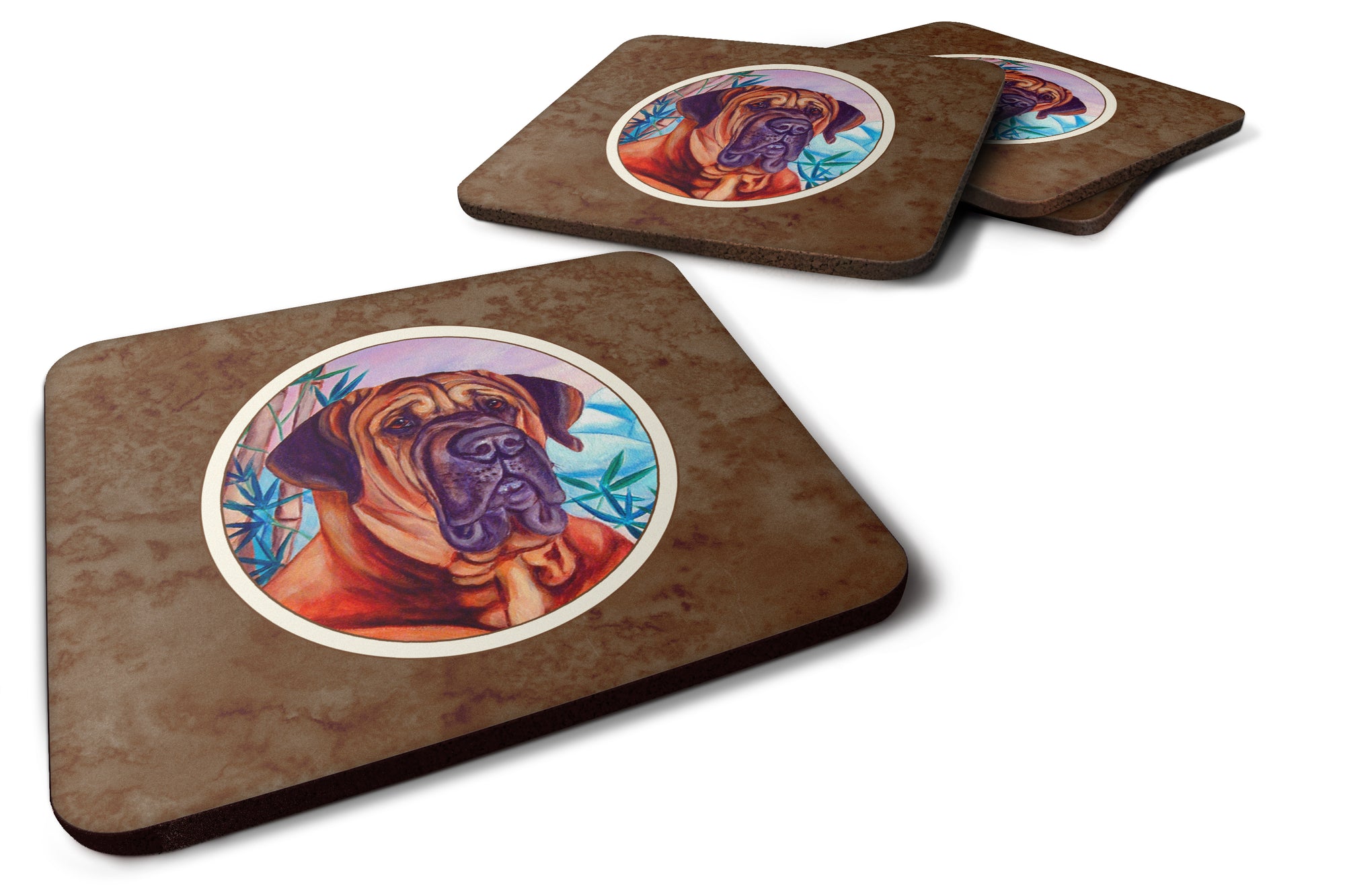 Tosa Inu Foam Coaster Set of 4 7116FC - the-store.com