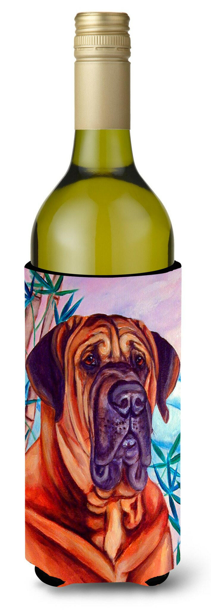 Tosa Inu Wine Bottle Beverage Insulator Beverage Insulator Hugger by Caroline&#39;s Treasures