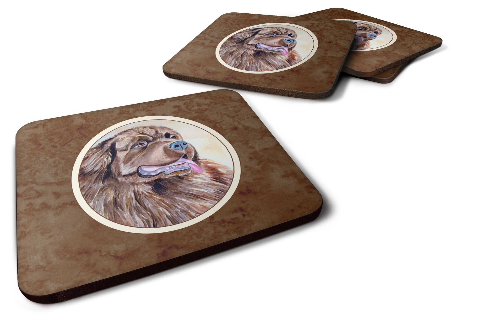 Set of 4 Newfoundland Foam Coasters 7119FC - the-store.com