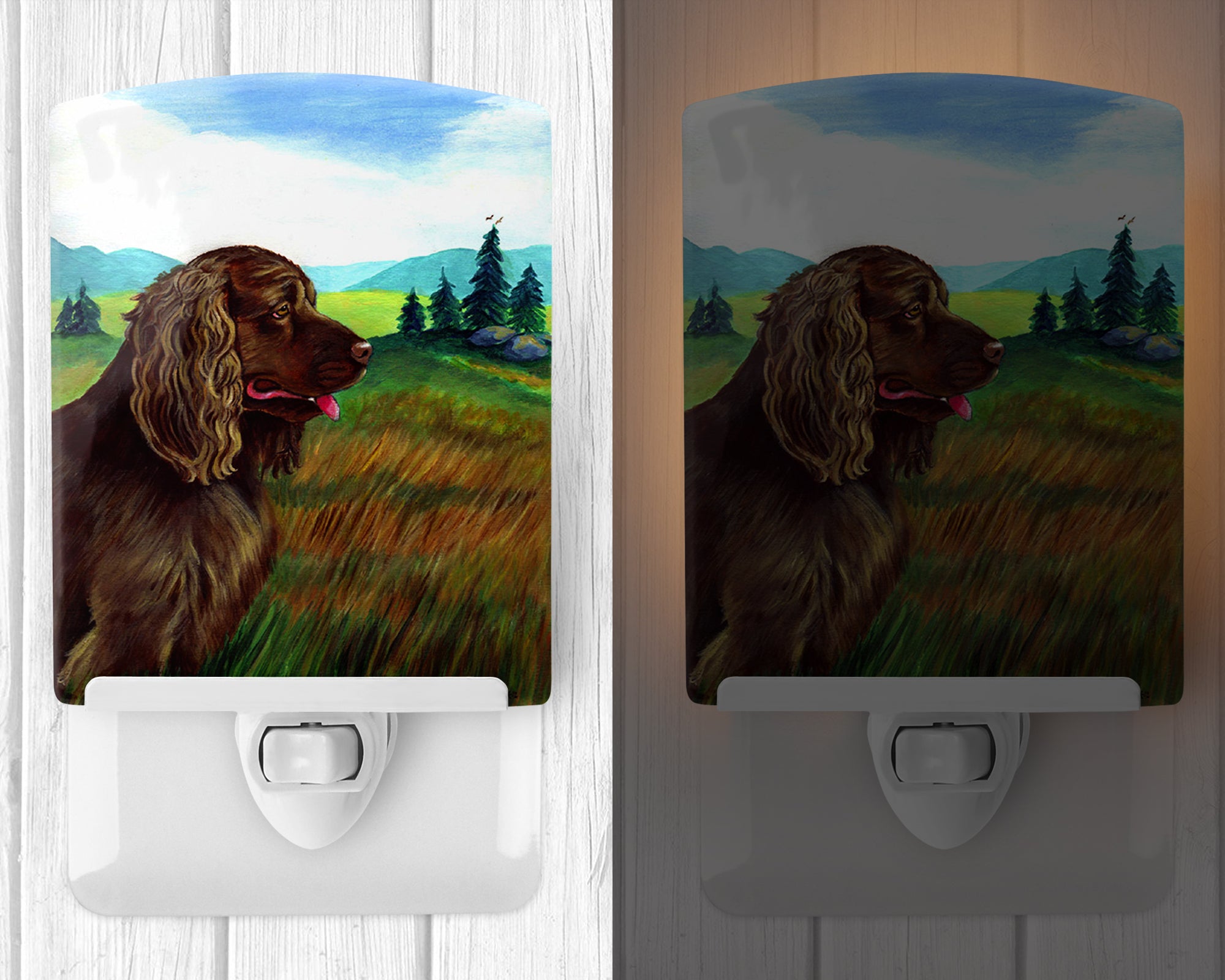 Sussex Spaniel Ceramic Night Light 7122CNL - the-store.com