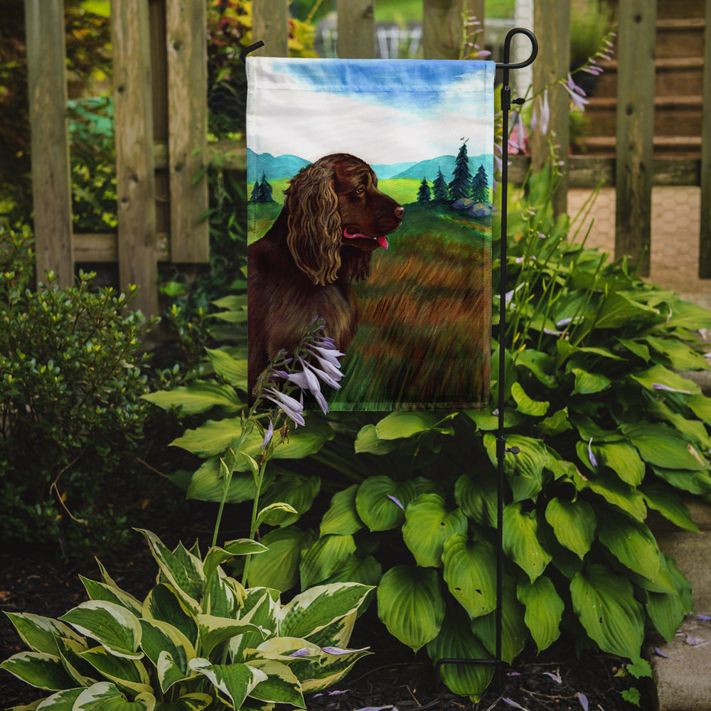 Sussex Spaniel Flag Garden Size.