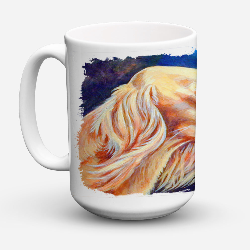 Saluki Dishwasher Safe Microwavable Ceramic Coffee Mug 15 ounce 7124CM15  the-store.com.