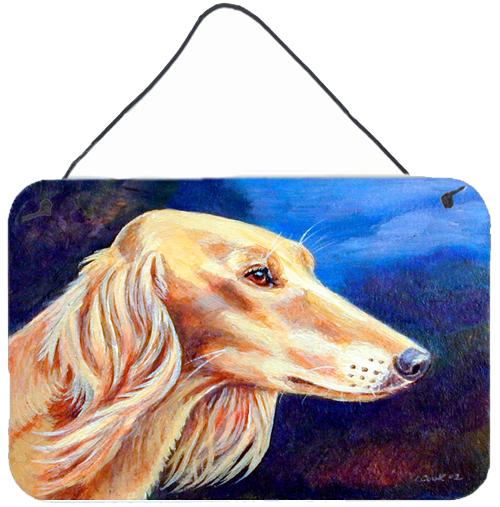 Saluki Aluminium Metal Wall or Door Hanging Prints by Caroline's Treasures