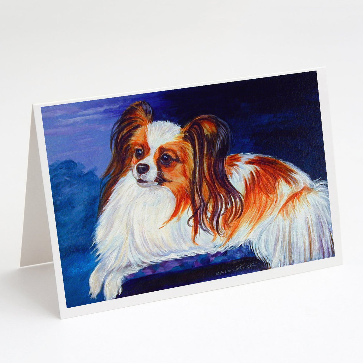 Buy this Papillon Greeting Cards and Envelopes Pack of 8