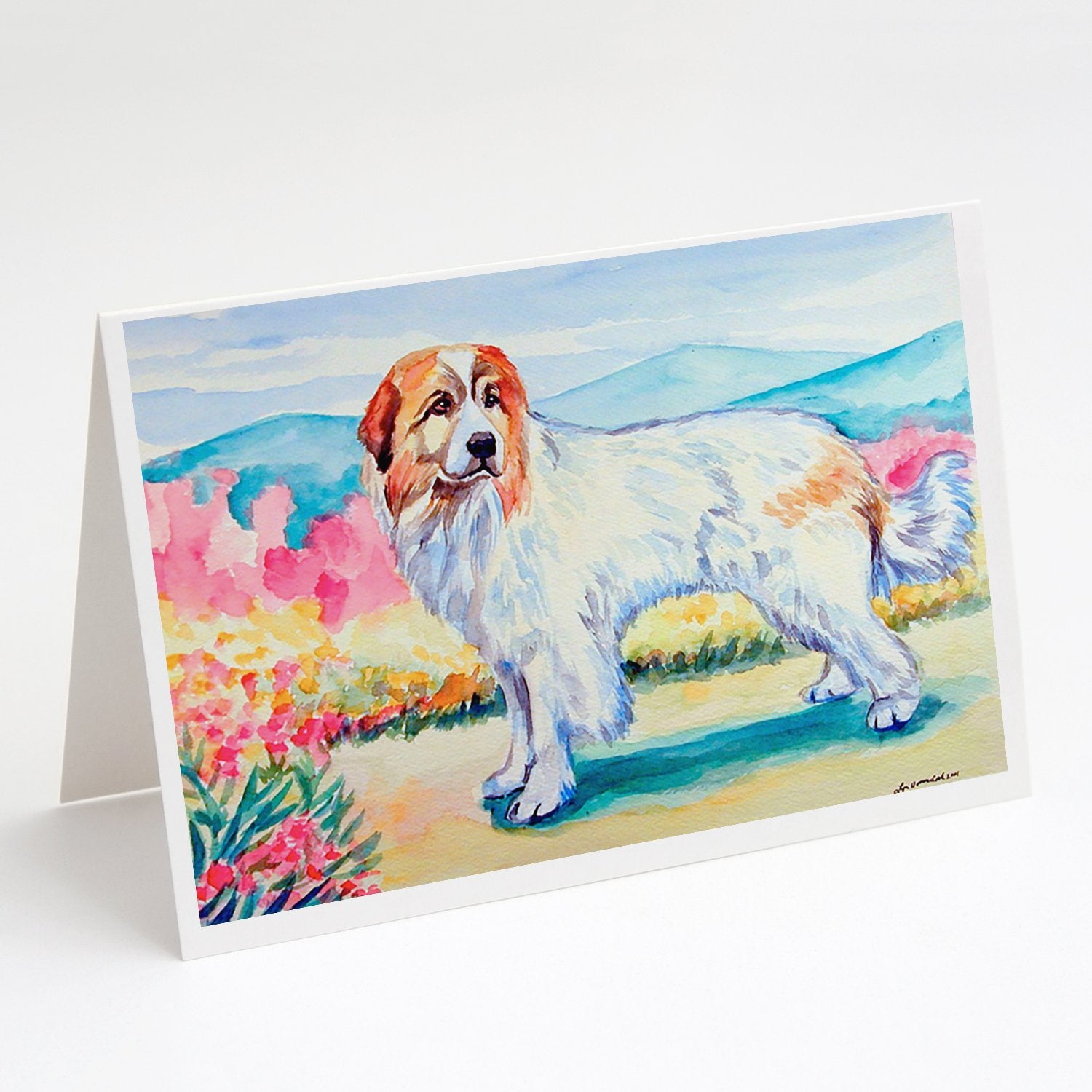 Buy this Great Pyrenees Greeting Cards and Envelopes Pack of 8