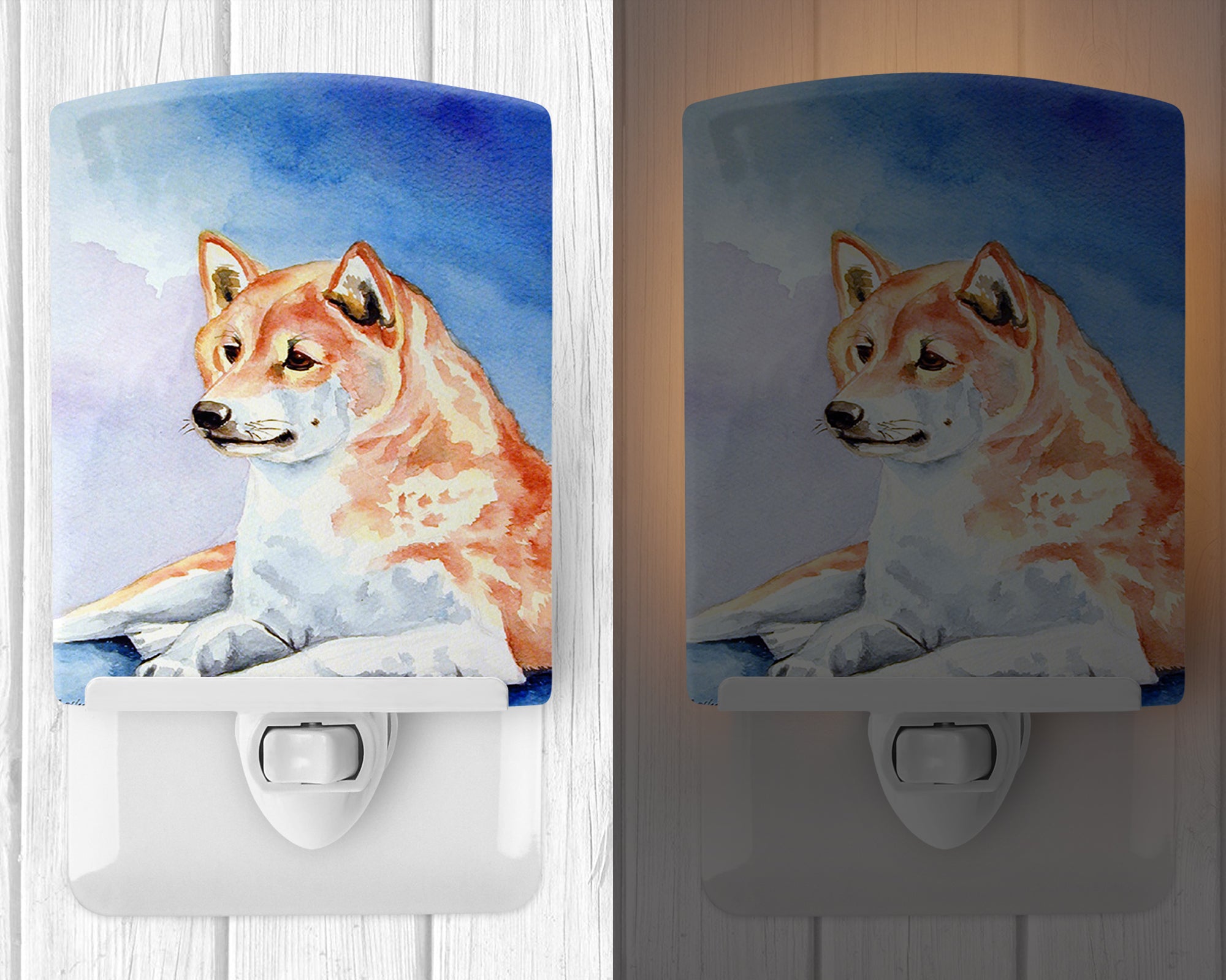 Shiba Inu Ceramic Night Light 7135CNL - the-store.com