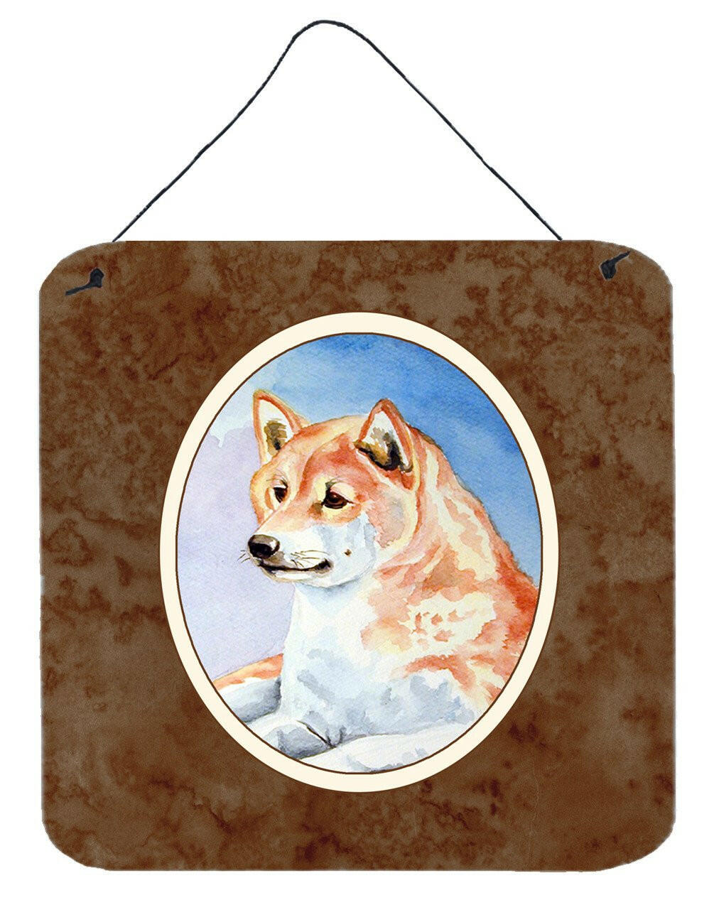 Shiba Inu Wall or Door Hanging Prints 7135DS66 by Caroline&#39;s Treasures