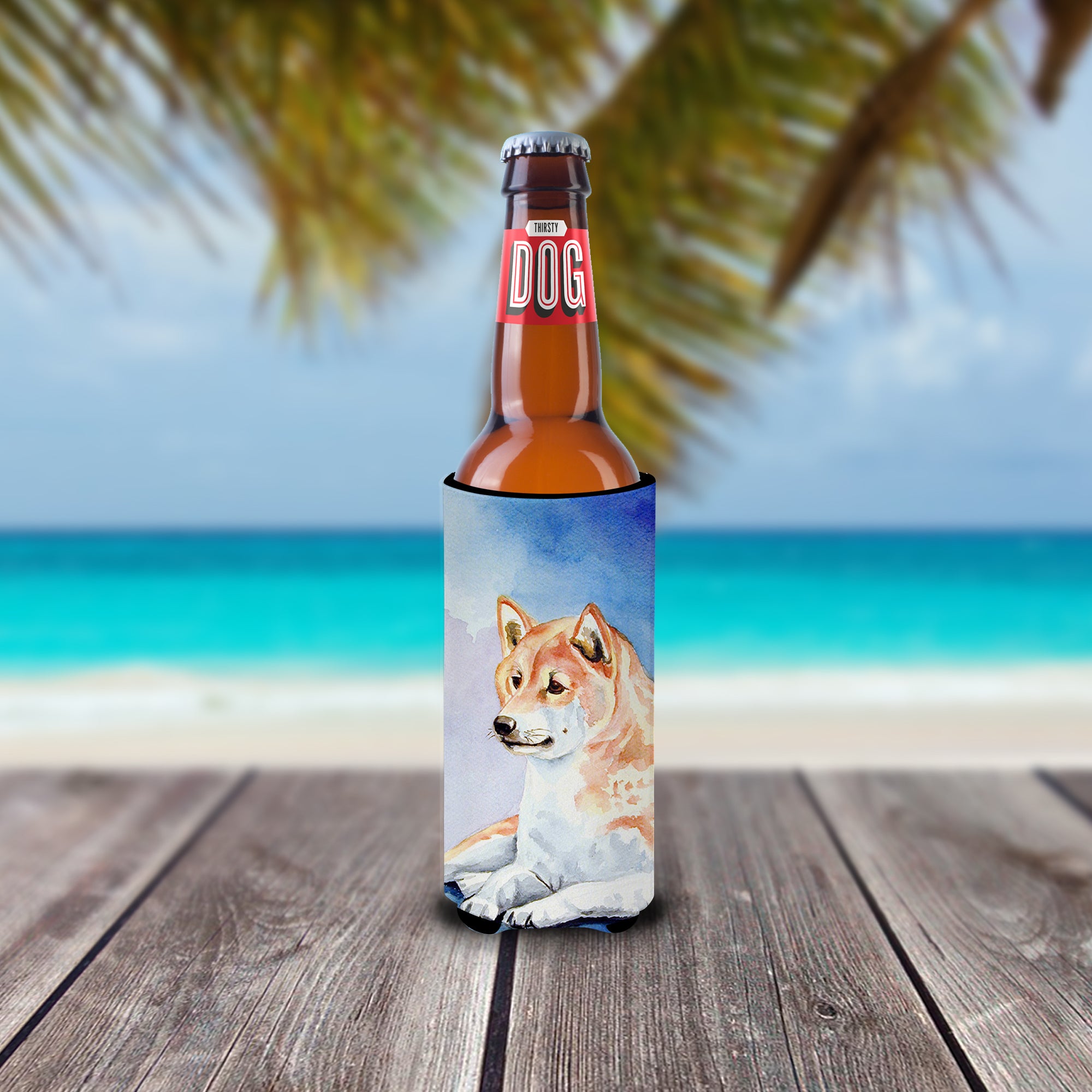 Shiba Inu Ultra Beverage Insulators for slim cans 7135MUK.