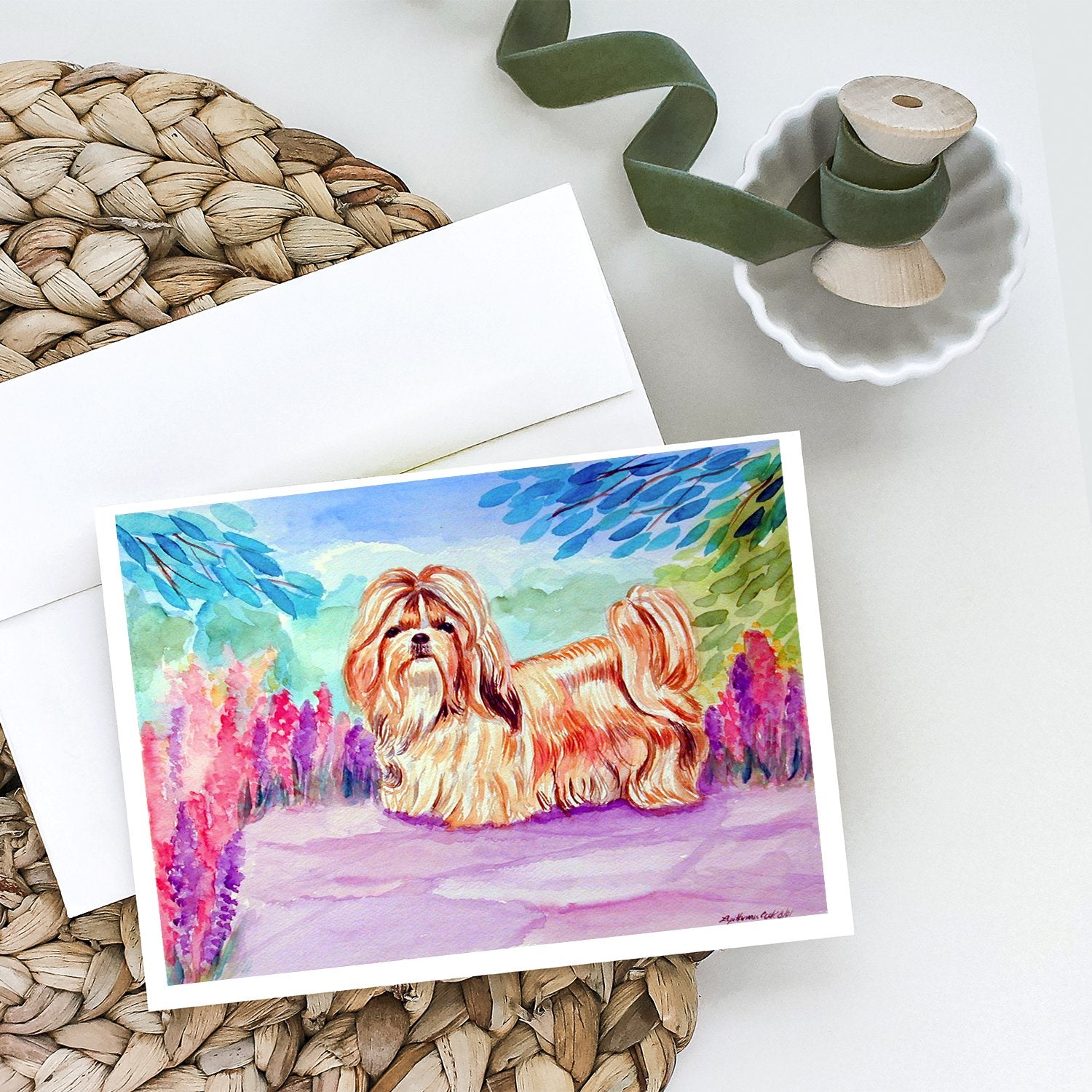 Buy this Shih Tzu Greeting Cards and Envelopes Pack of 8