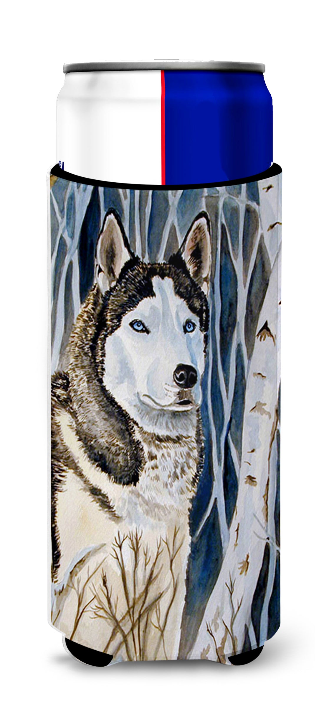 Siberian Husky Ultra Beverage Insulators for slim cans 7137MUK.