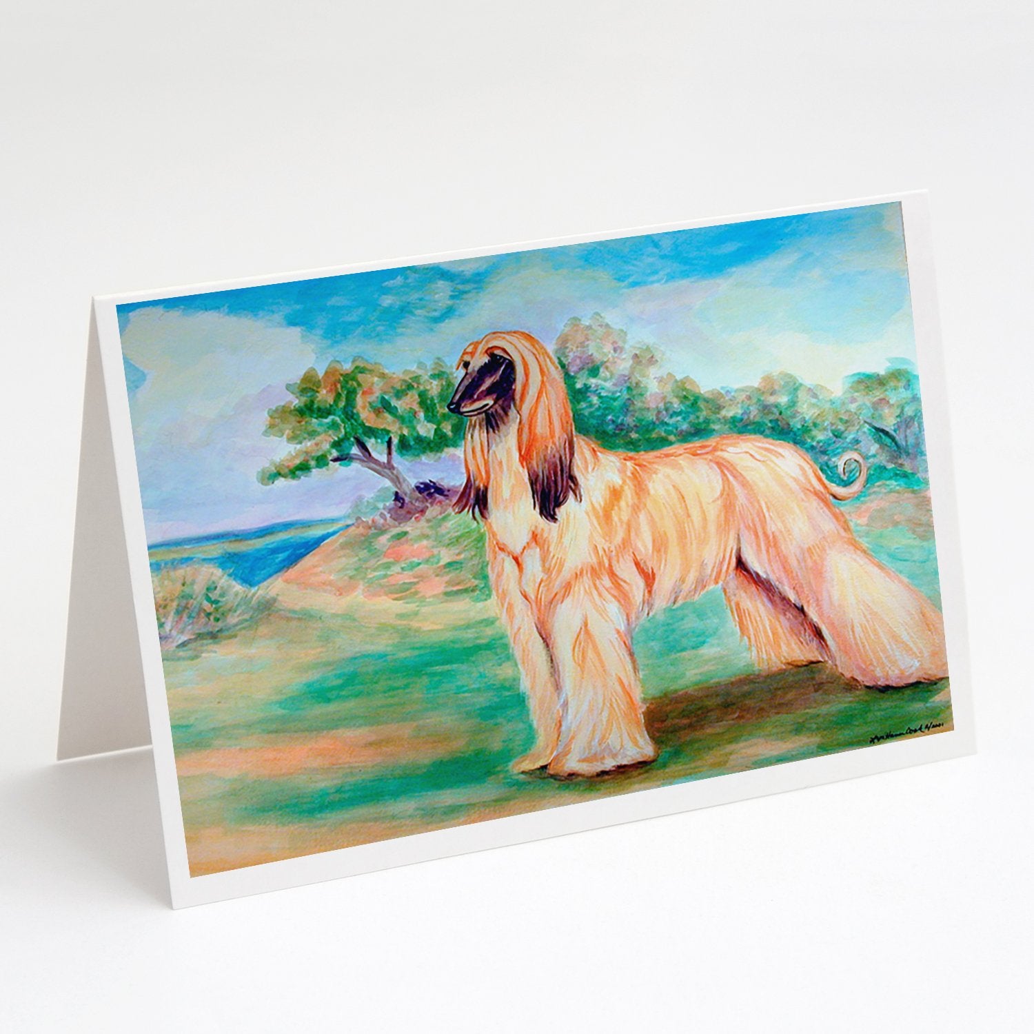 Buy this Afghan Hound Greeting Cards and Envelopes Pack of 8