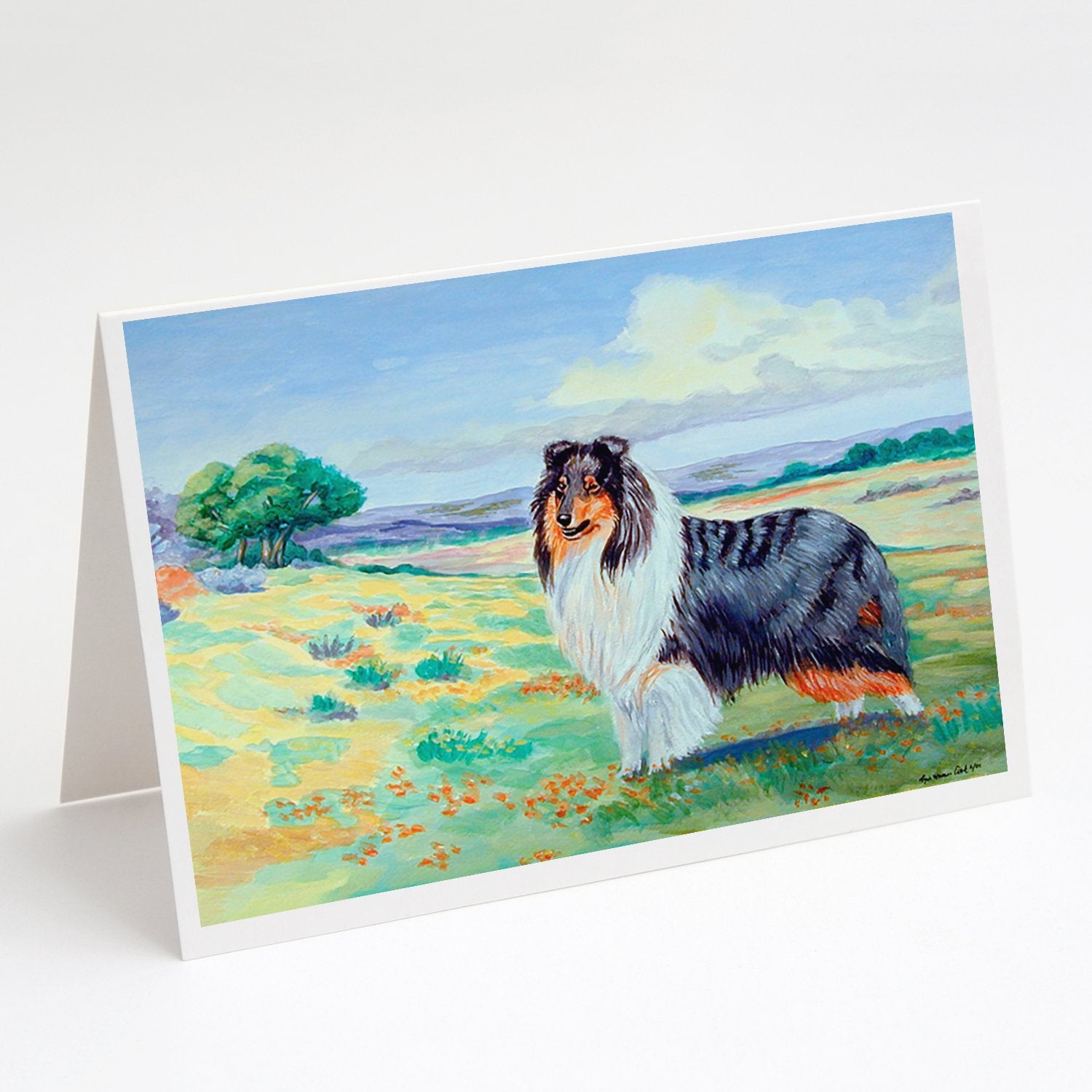 Buy this Collie Greeting Cards and Envelopes Pack of 8