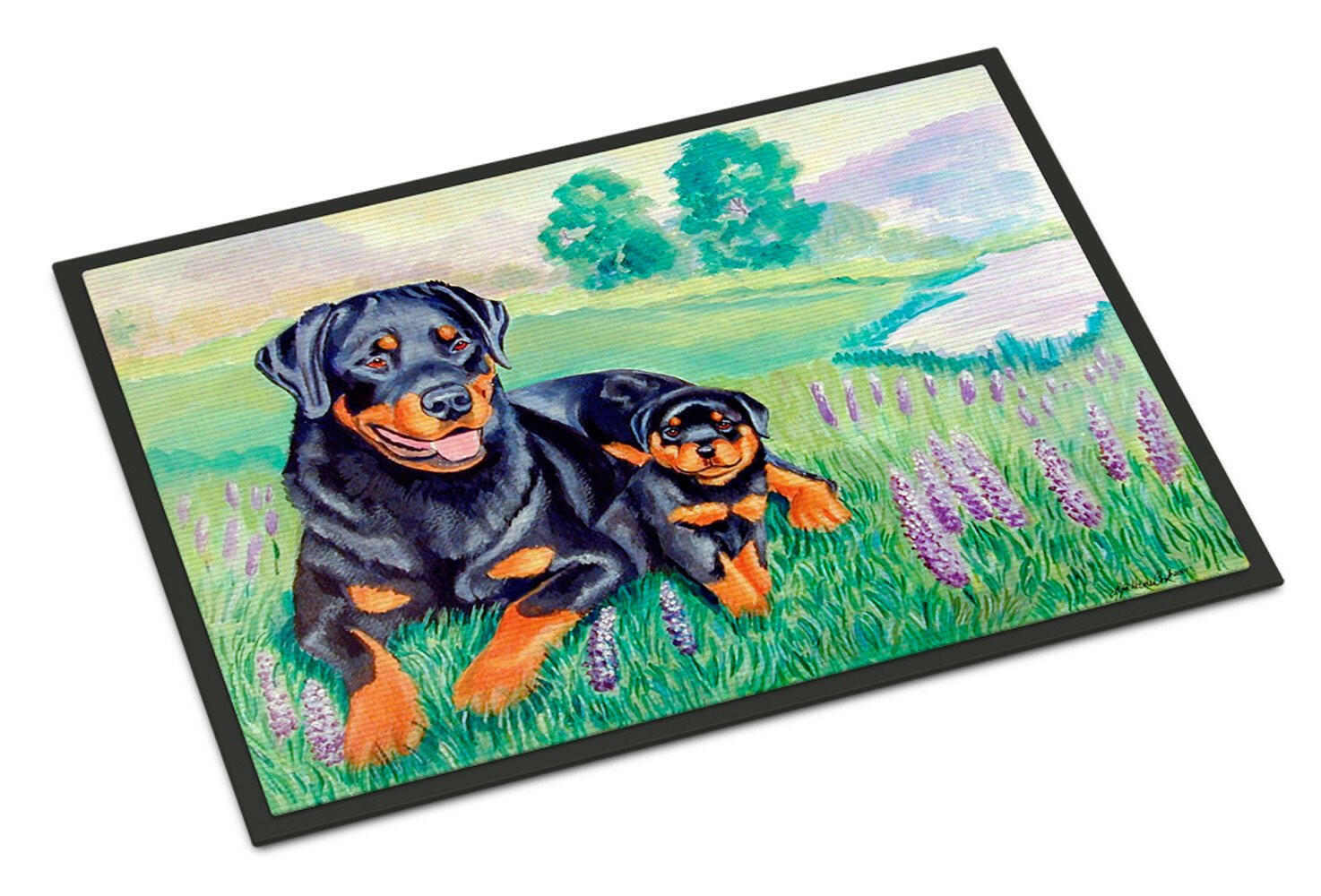 Rottweiler Indoor or Outdoor Mat 24x36 Doormat - the-store.com