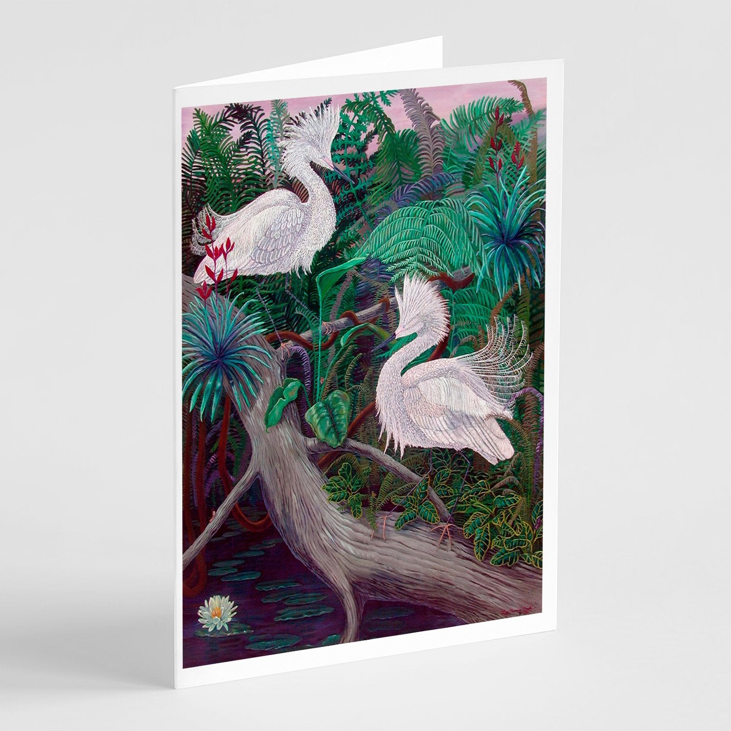 Buy this Bird - Egret  Greeting Cards and Envelopes Pack of 8