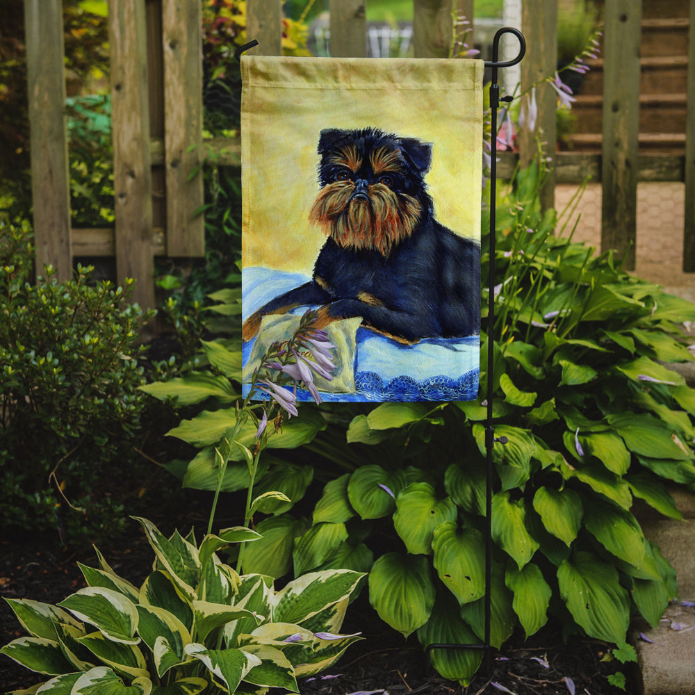 Brussels Griffon Flag Garden Size.