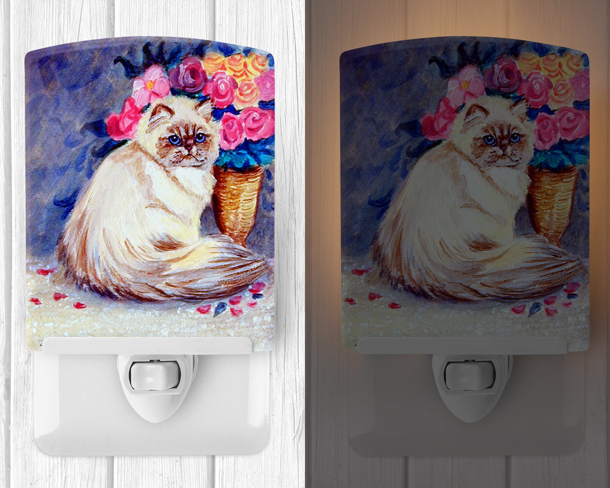 Persian Cat Ceramic Night Light 7150CNL - the-store.com