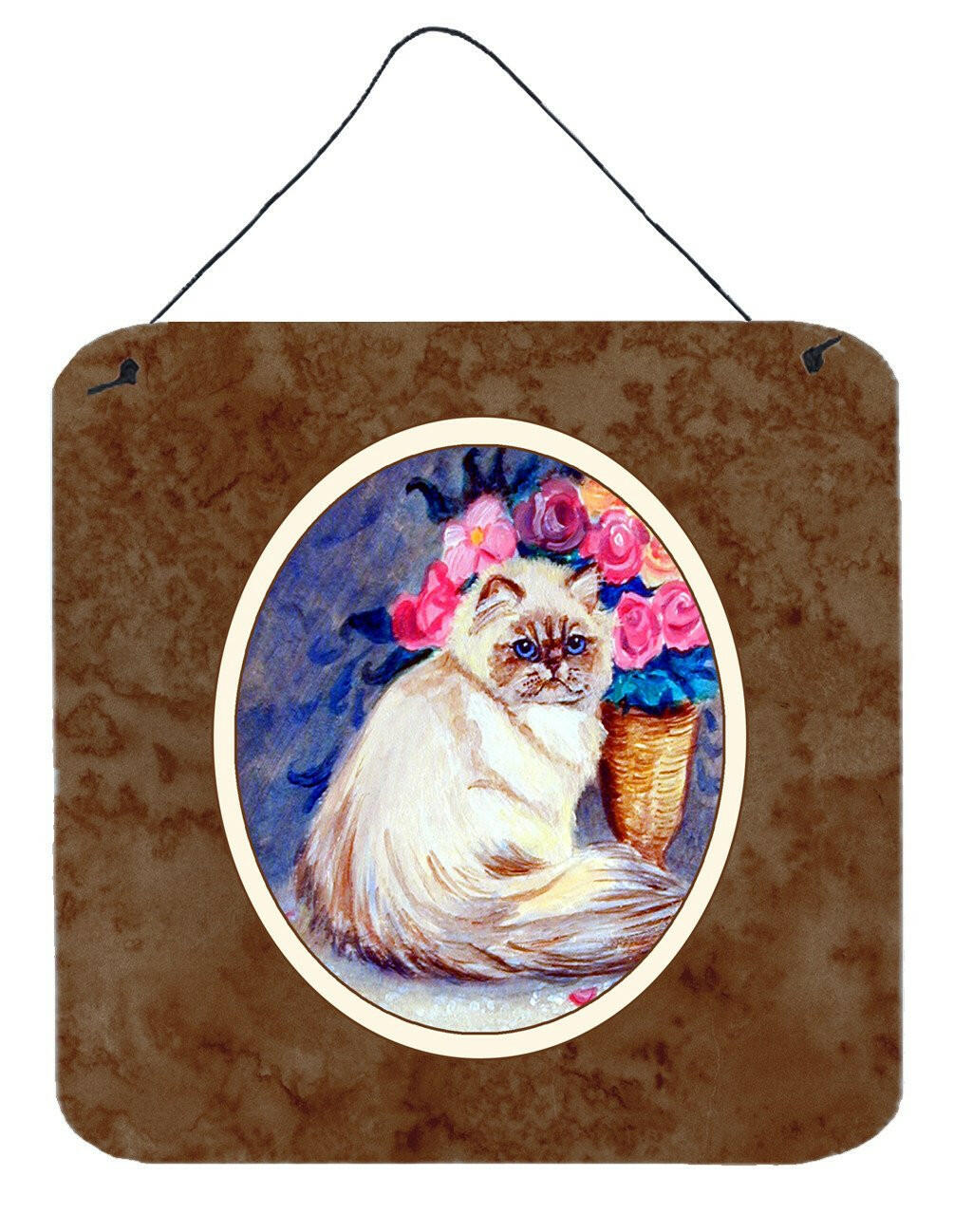 Persian Cat Wall or Door Hanging Prints 7150DS66 by Caroline's Treasures