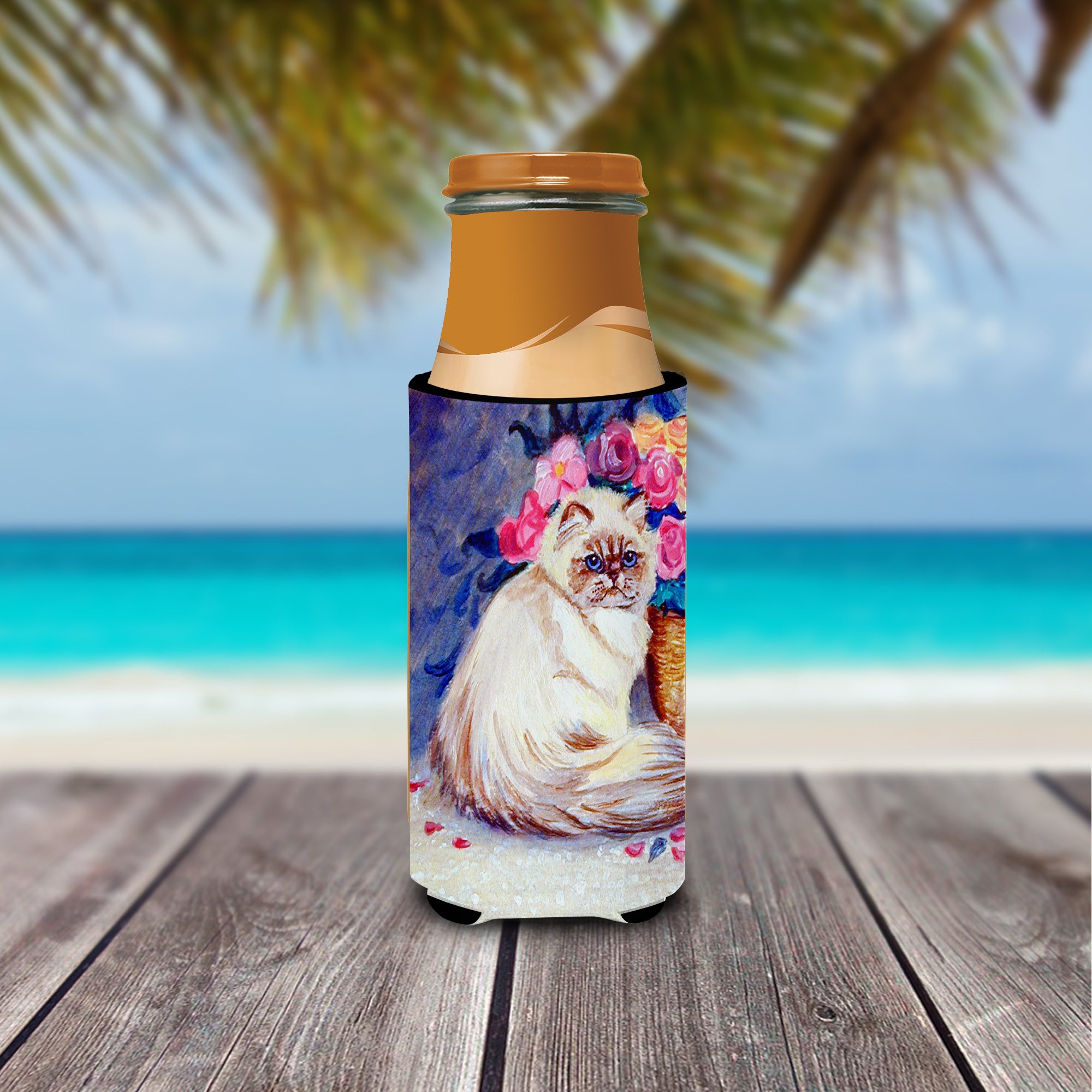 Persian Cat Ultra Beverage Insulators for slim cans 7150MUK.