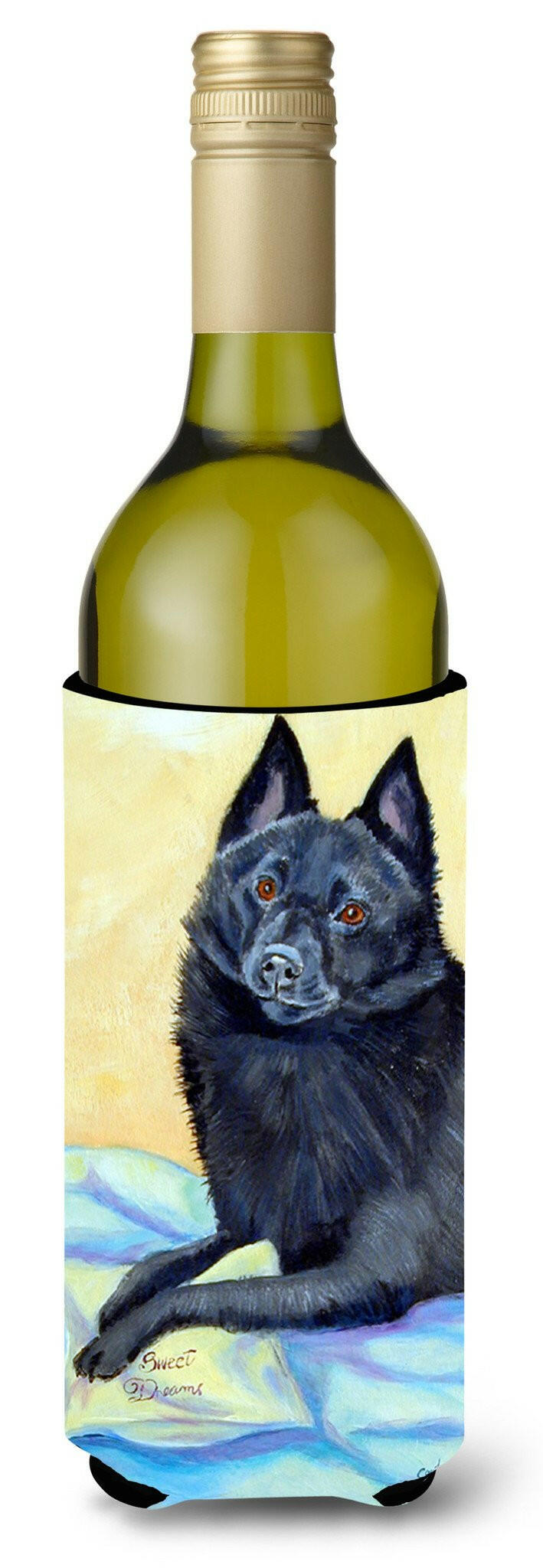 Schipperke Sweet Dreams Wine Bottle Beverage Insulator Beverage Insulator Hugger by Caroline's Treasures