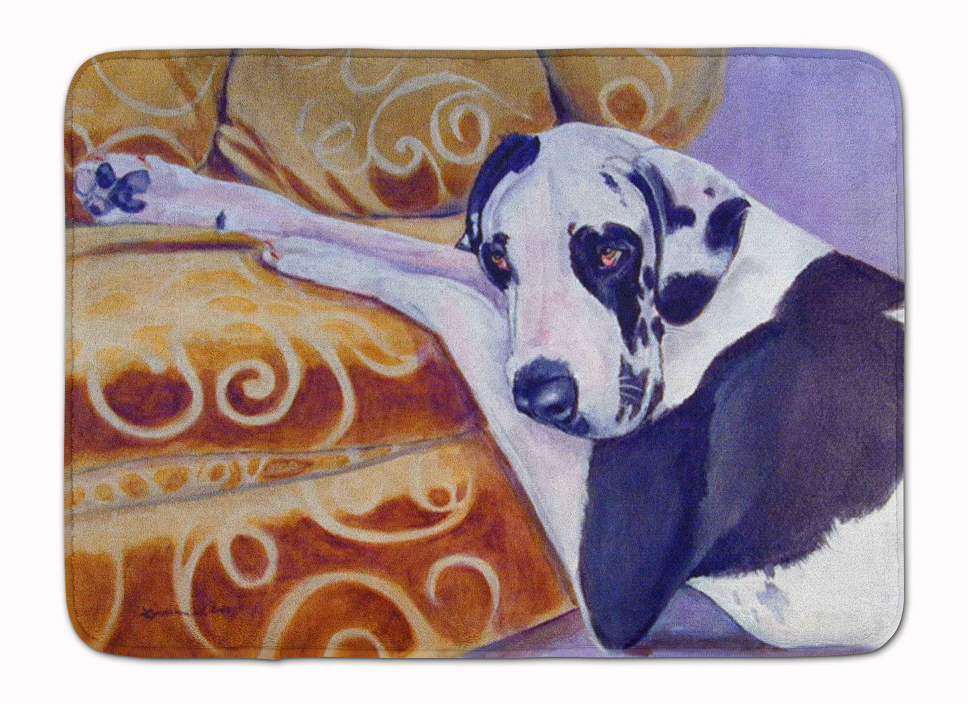 Harlequin Natural Great Dane Machine Washable Memory Foam Mat 7162RUG - the-store.com