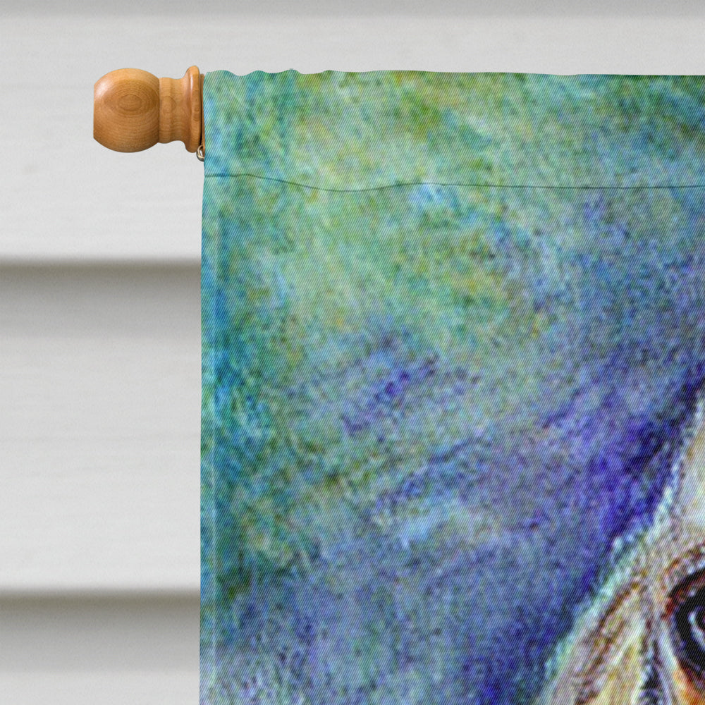 Blonde Tan Cocker Spaniel Flag Canvas House Size  the-store.com.