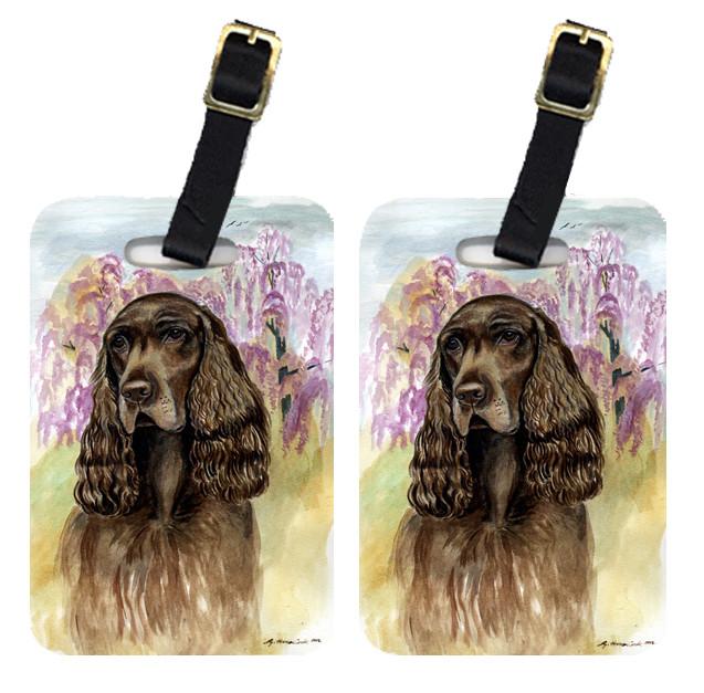 Pair of 2 Field Spaniel Luggage Tags by Caroline's Treasures