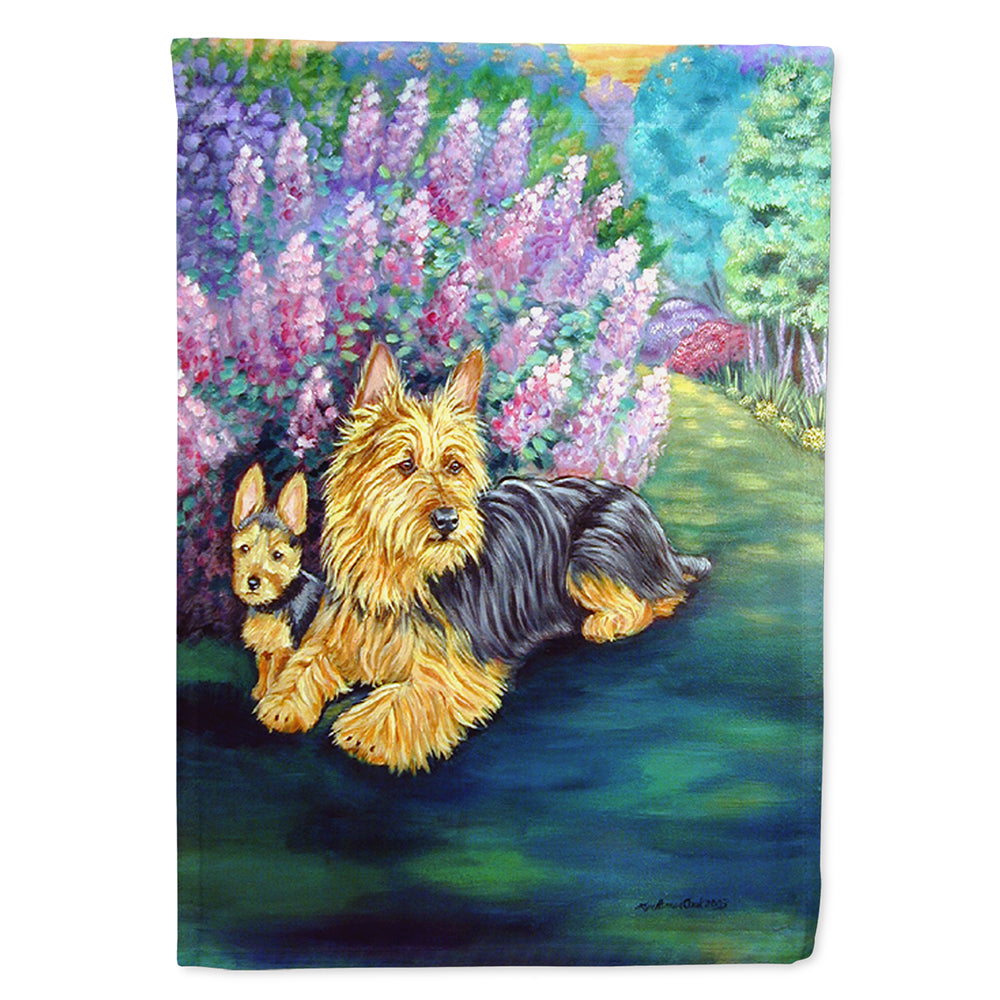 Australian Terrier Flag Canvas House Size  the-store.com.