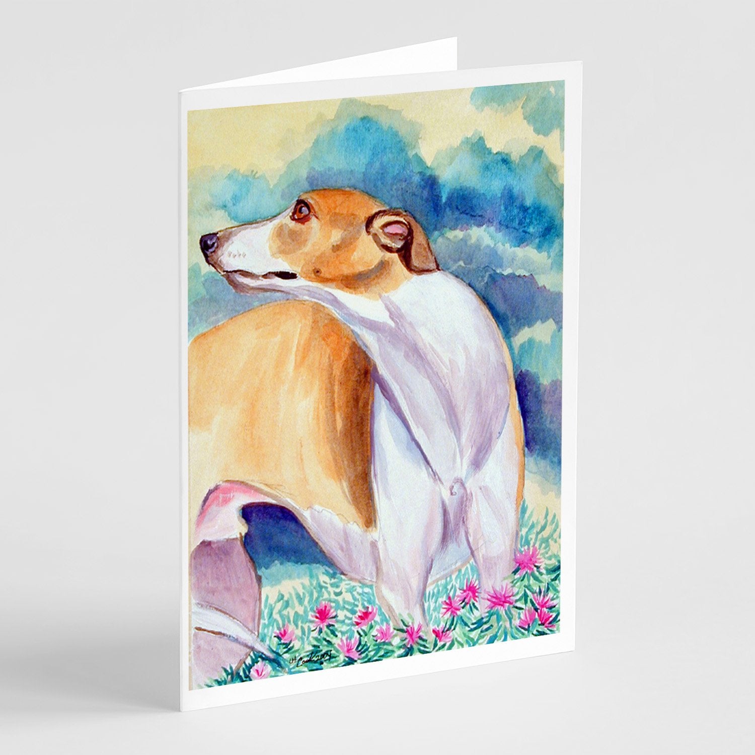 Buy this Whippet Greeting Cards and Envelopes Pack of 8