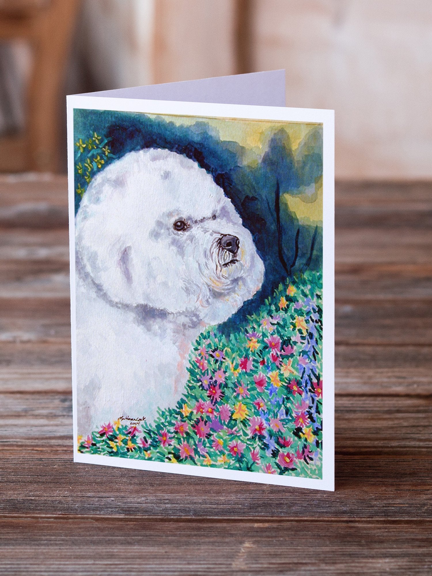 Buy this Bichon Frise Greeting Cards and Envelopes Pack of 8