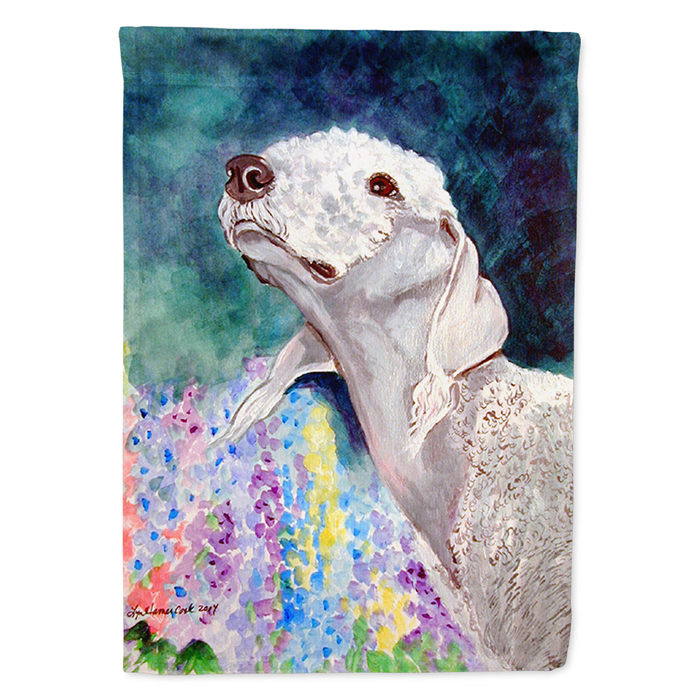 Bedlington Terrier Flag Canvas House Size  the-store.com.