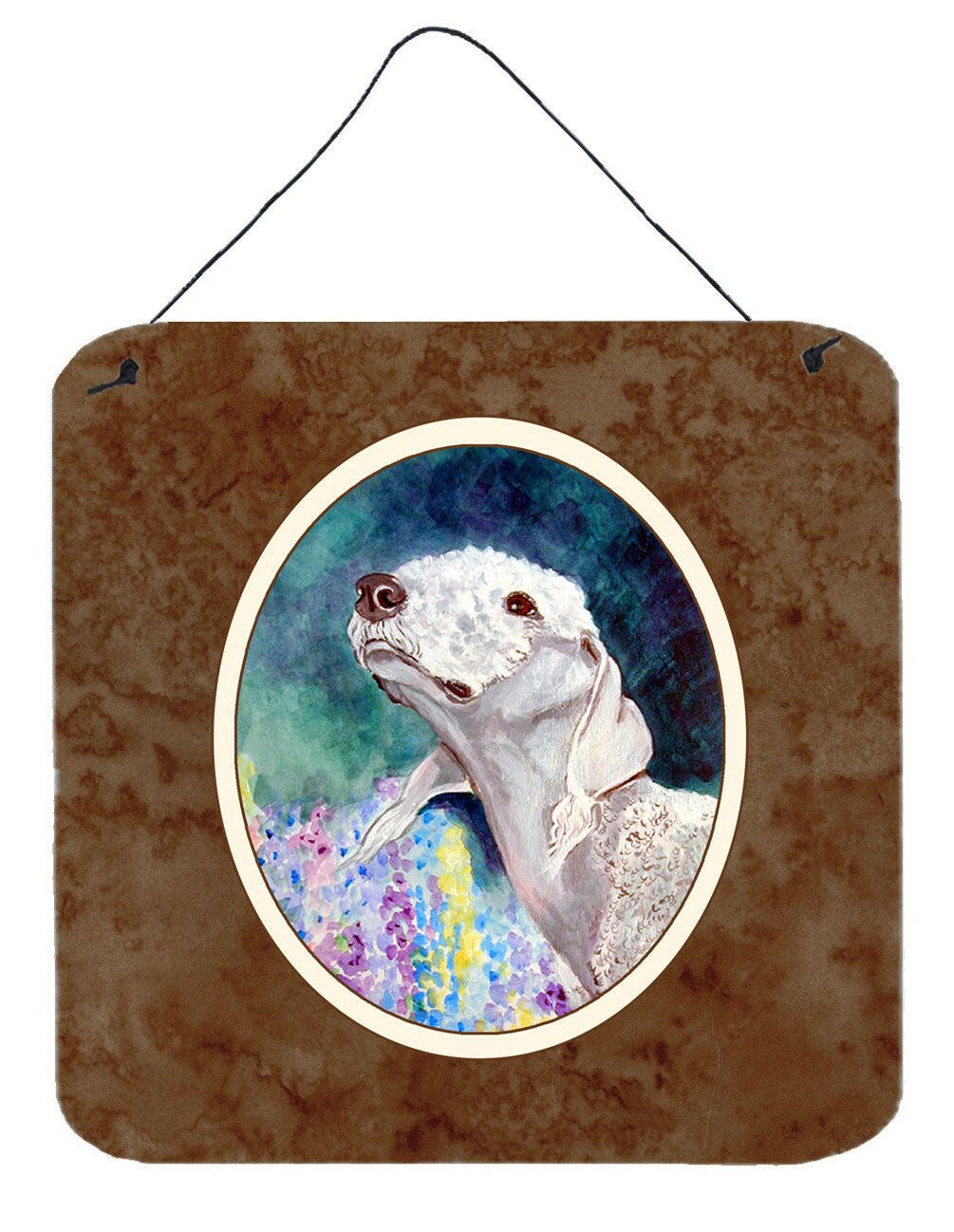 Bedlington Terrier Wall or Door Hanging Prints 7226DS66 by Caroline's Treasures