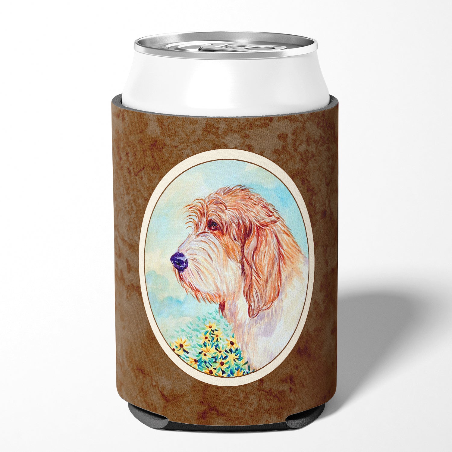 Petit Basset Griffon Vendeen PBGV Can or Bottle Hugger 7229CC.