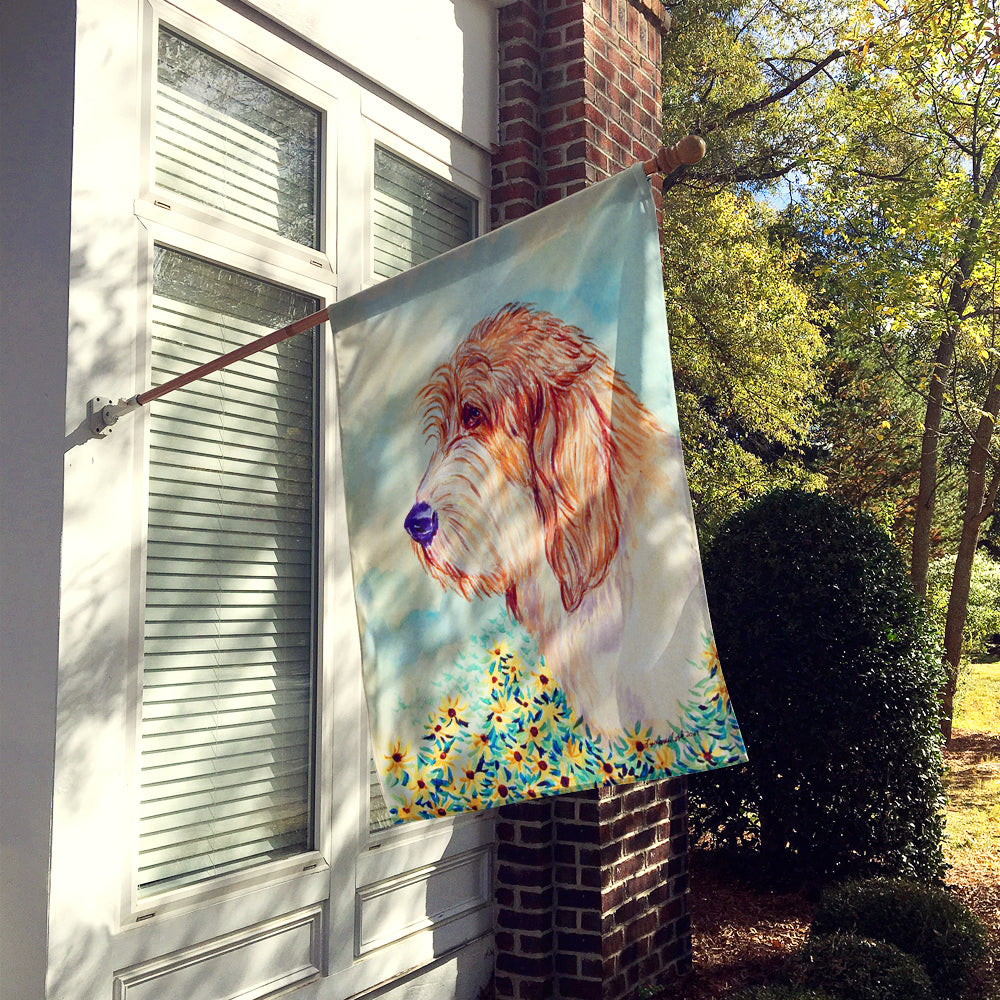 Petit Basset Griffon Vendeen Flag Canvas House Size  the-store.com.