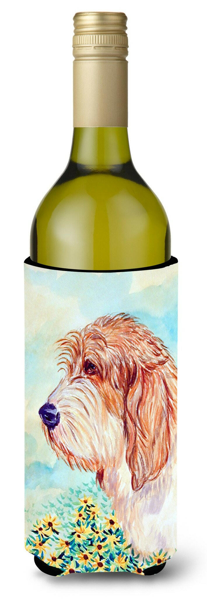 Petit Basset Griffon Vendeen PBGV Wine Bottle Beverage Insulator Beverage Insulator Hugger by Caroline's Treasures