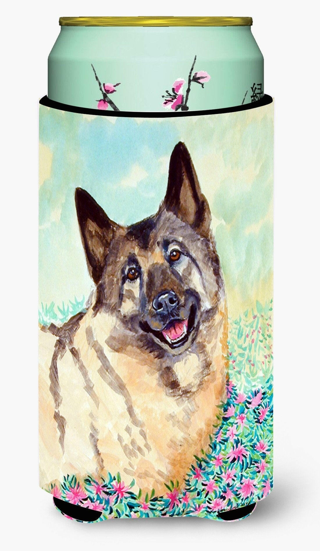 Norwegian Elkhound  Tall Boy Beverage Insulator Beverage Insulator Hugger by Caroline&#39;s Treasures