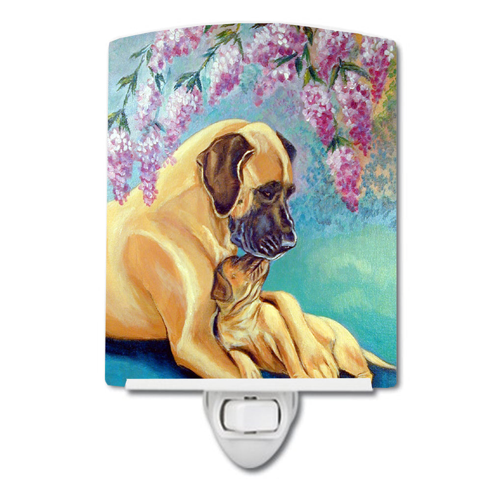 Great Dane and puppy Ceramic Night Light 7233CNL - the-store.com