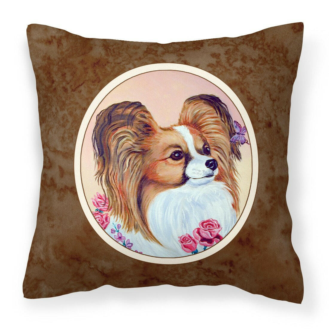 Papillon Fabric Decorative Pillow 7237PW1414 - the-store.com