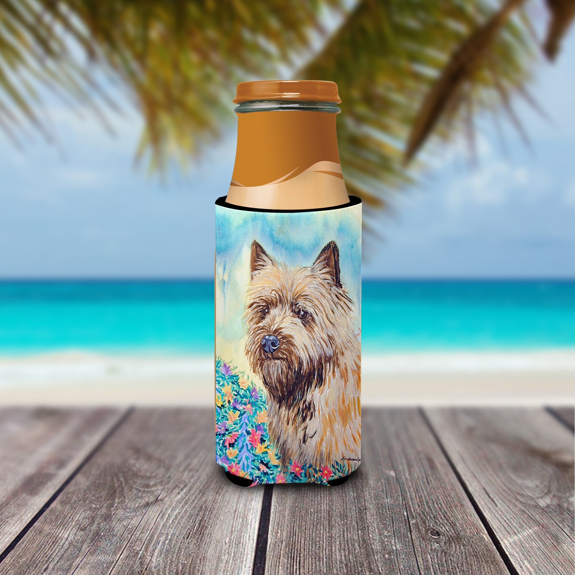 Cairn Terrier Ultra Beverage Insulators for slim cans 7238MUK.