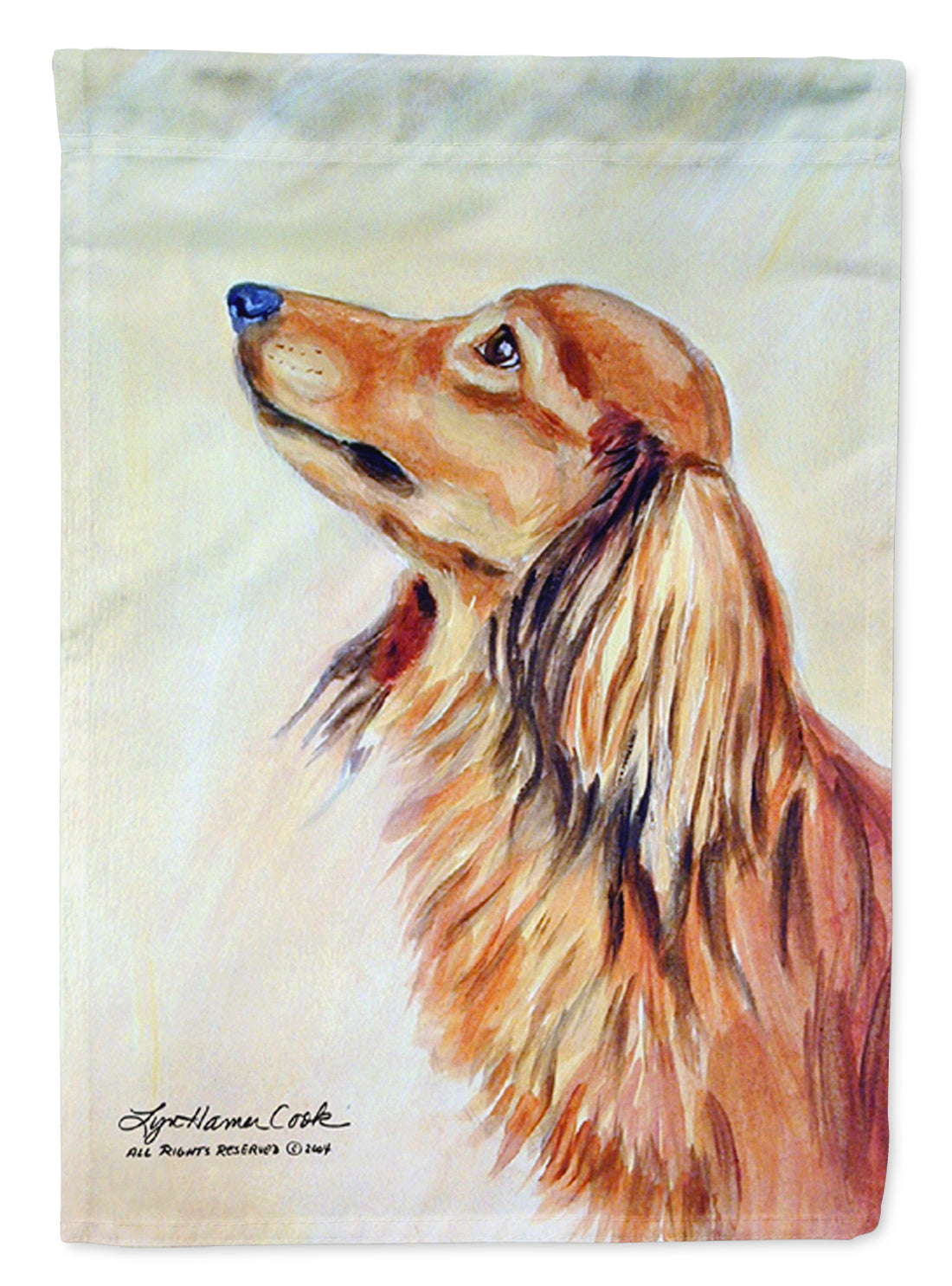 Dachshund Flag Canvas House Size  the-store.com.