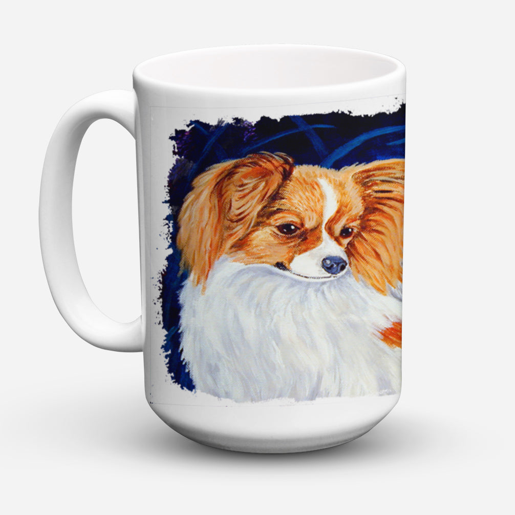 Papillon Dishwasher Safe Microwavable Ceramic Coffee Mug 15 ounce 7241CM15  the-store.com.