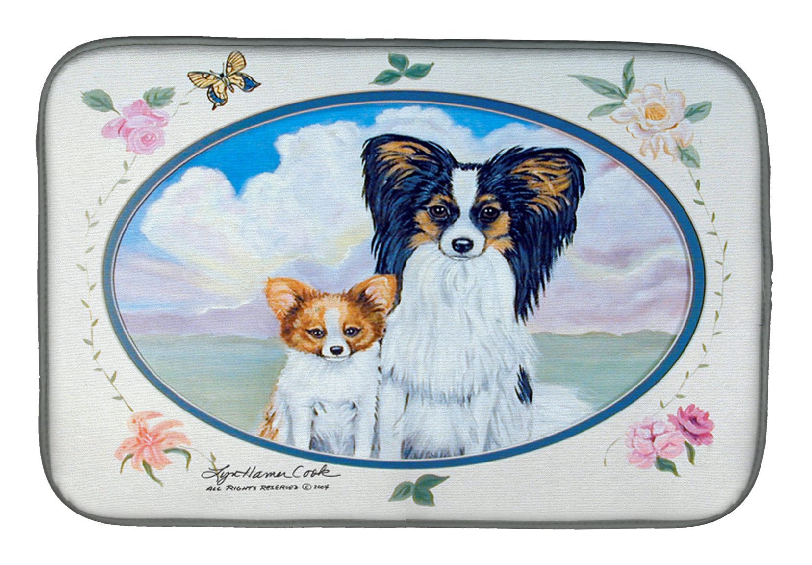 Papillon  Dish Drying Mat 7243DDM  the-store.com.