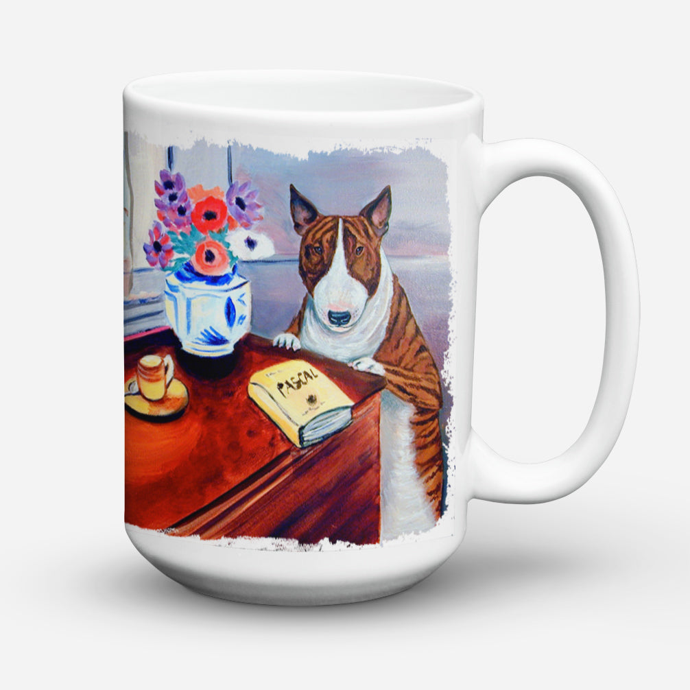 Bull Terrier Dishwasher Safe Microwavable Ceramic Coffee Mug 15 ounce 7249CM15  the-store.com.