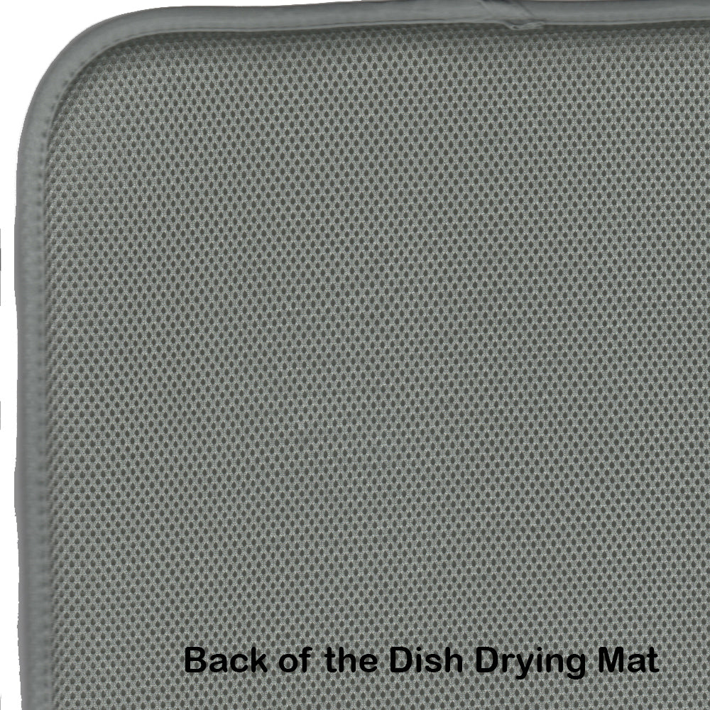 Bull Terrier Dish Drying Mat 7249DDM  the-store.com.