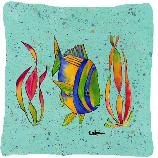 Tropical Fish Decorative   Canvas Fabric Pillow - the-store.com